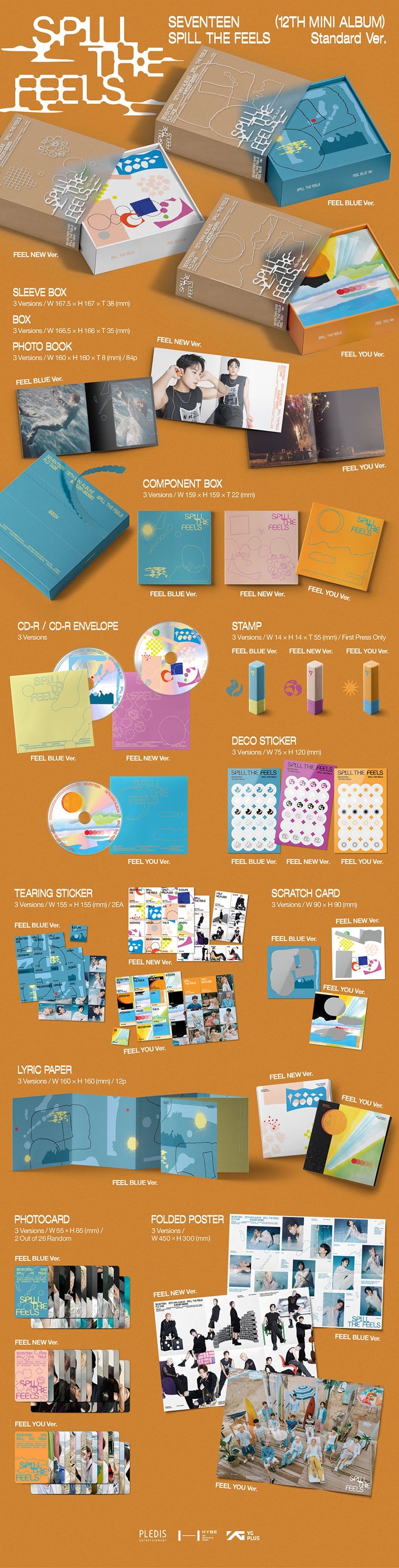 Seventeen [Spill The Feels] 12th Mini Album