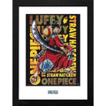 One Piece Luffy in Wano Framed Print