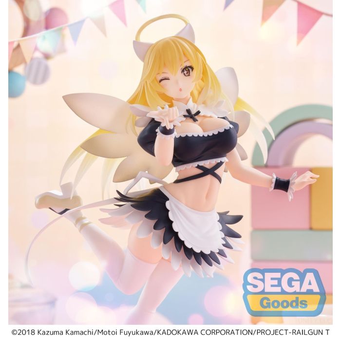 A Certain Scientific Railgun T Misaki Shokuhou Fallen Angel Maid Luminasta Figure