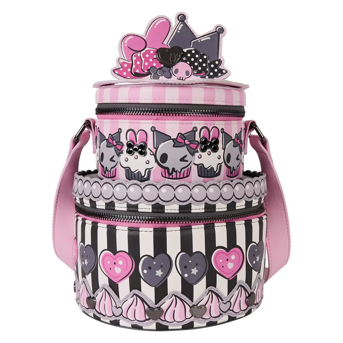 Sanrio My Melody and Kuromi Figural Crossbody Bag