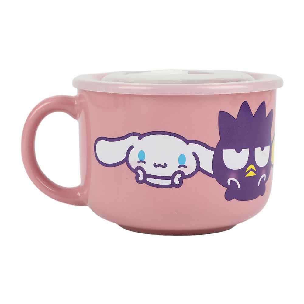 Sanrio Hello Kitty & Friends 20 oz Ceramic Soup Mug with Vented Lid