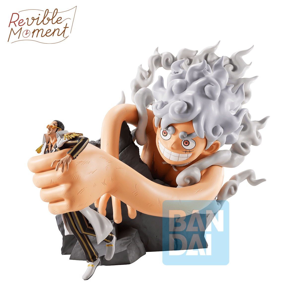 One Piece Monkey D. Luffy Gear 5 vs Borsalino Burst of Energy Revible Moment Ichibansho Figure