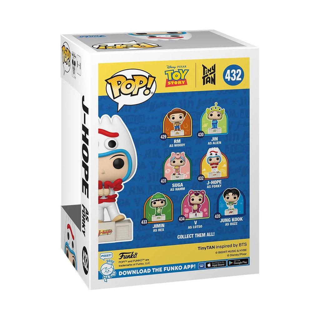 Toy Story x TinyTAN BTS J-Hope as Forky Funko Pop! Vinyl Figure #432