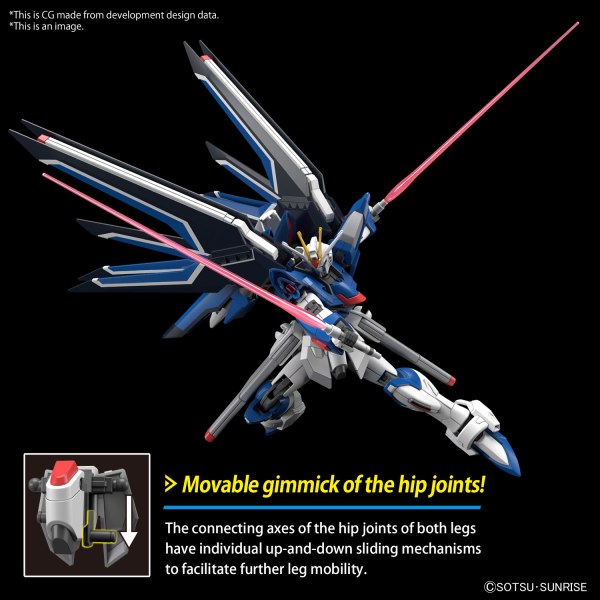 Gundam Seed Freedom HGCE #243 Rising Freedom Gundam 1/144 Scale Model Kit