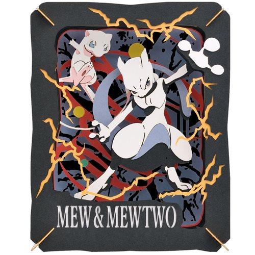 Pokemon Mew and Mewtwo Paper Theater