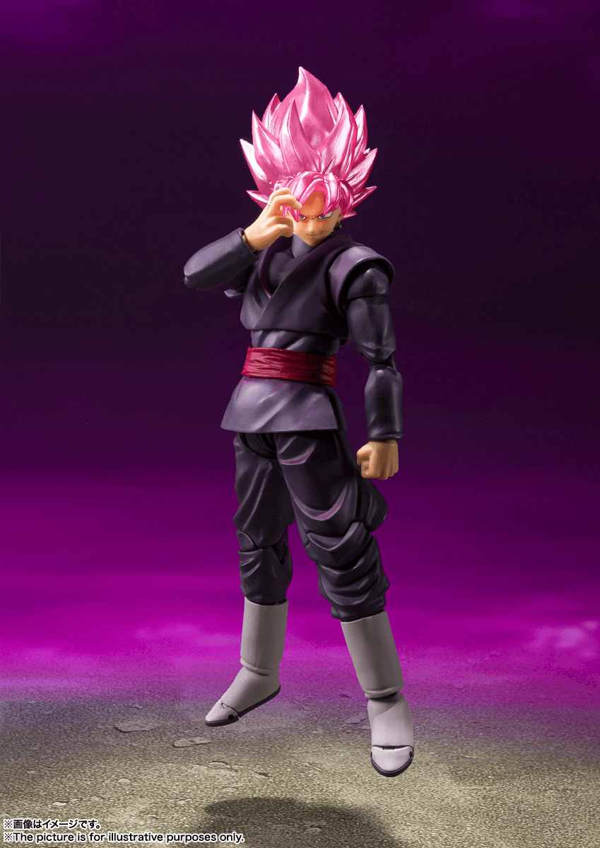 Dragon Ball Super Goku Black Super Saiyan Rose Tamashii Nations S.H. Figuarts Figure