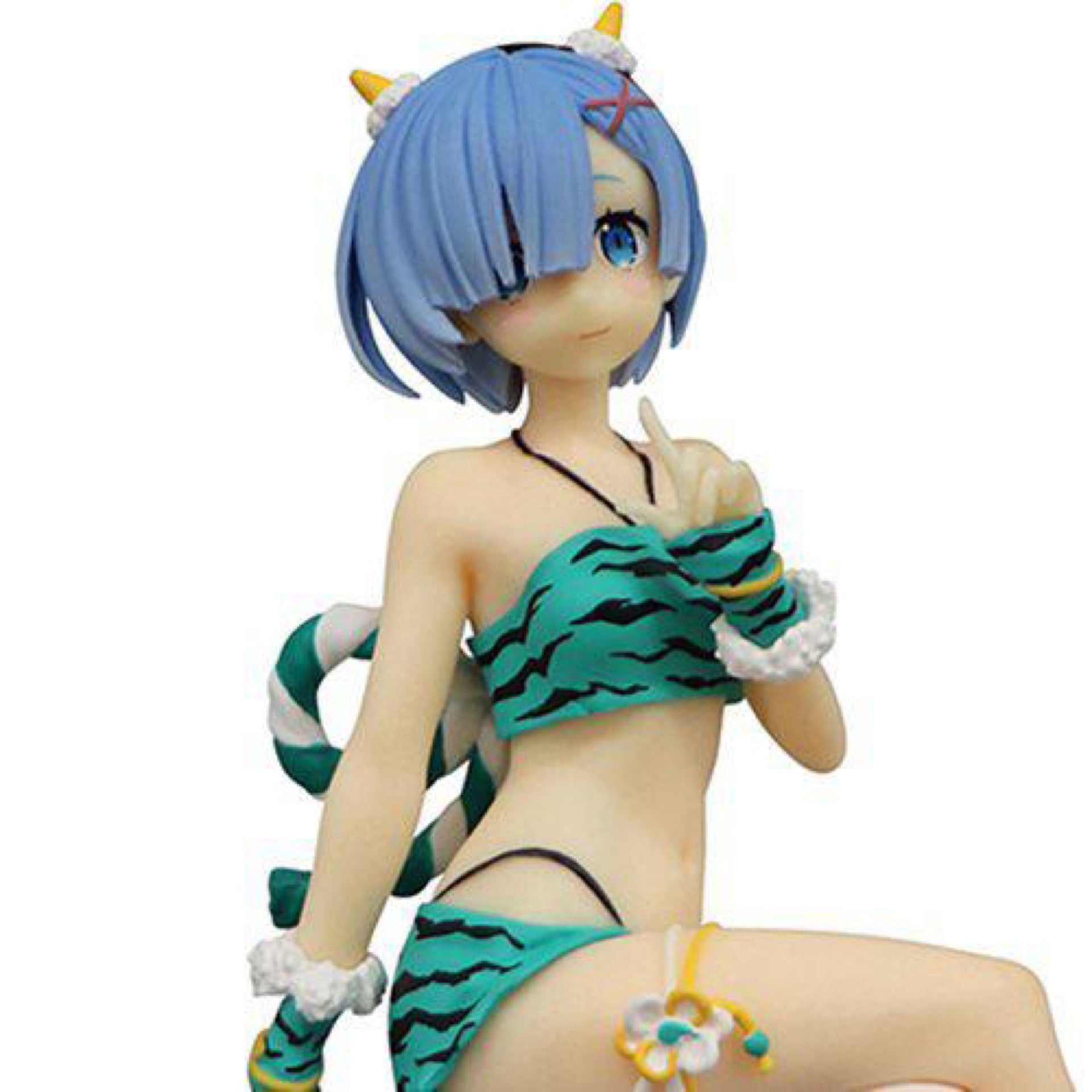 Furyu Re:Zero Statuette PVC Noodle Stopper Rem Demon Costume Another Color Ver. 16 cm