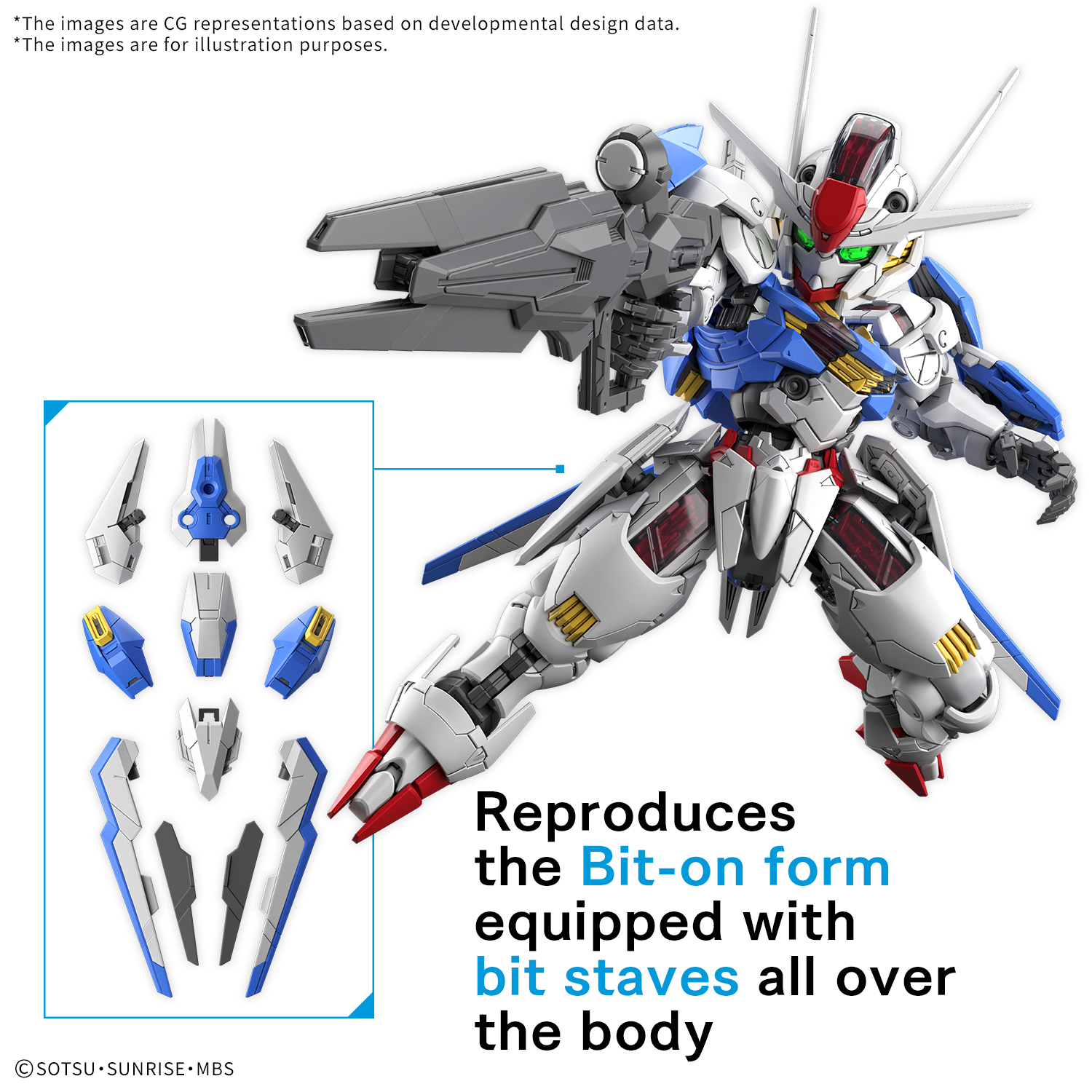 Mobile Suit Gundam Witch from Mercury Gundam Aerial MGSD