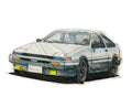 Initial D [Manga] Toyota AE86 Throw Blanket