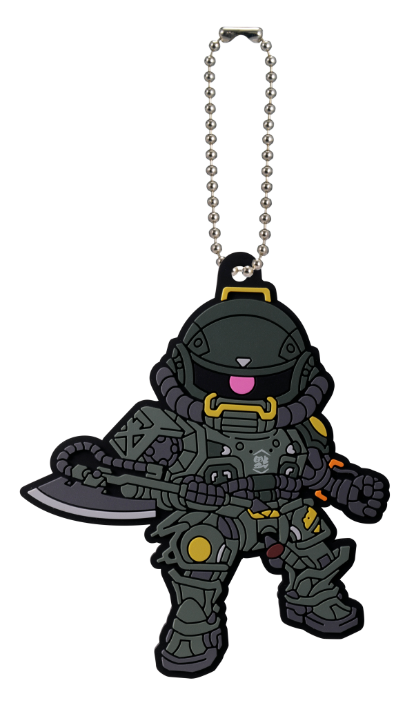 Mobile Suit Gundam GQuuuuuuX Rubber Charm Keychain