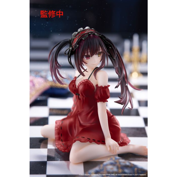 Date A Live Kurumi Tokisaki [Nightwear Ver.] Desktop Renewal Figure