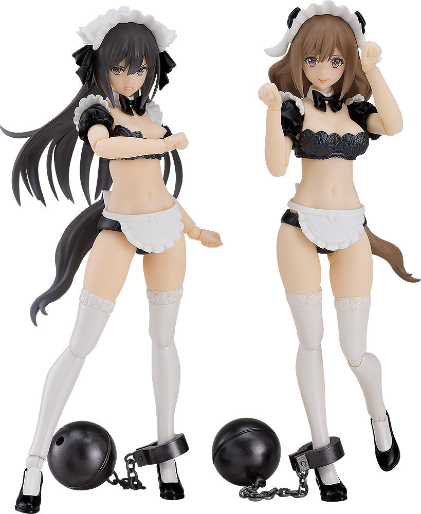 Guilty Princess Underwear Body Girl Ran & Jelly: Maid Ver. Set Plamax Model Kit