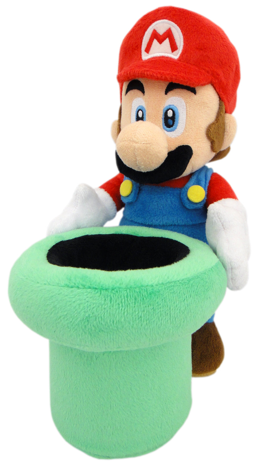 Super Mario Bros. Super Mario Holding Warp Pipe 9" Plush