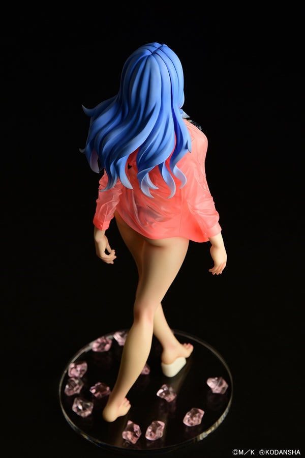 Fairy Tail Juvia Lokser [Gravure Style] [Black Bikini!!] Wet Shirt 1/7 Scale Statue (1)