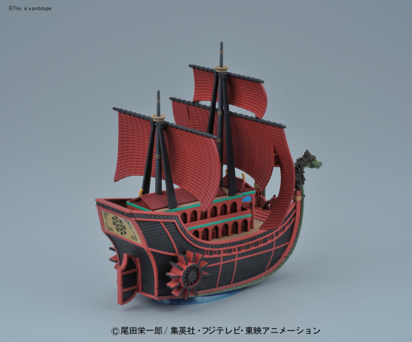 One Piece Grand Ship Collection Nine Snake Pirate Ship Model Kit