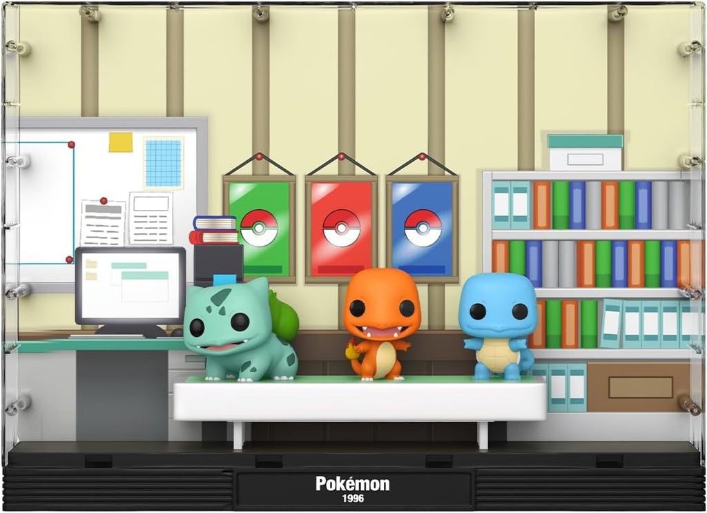 Pokemon Bulbasaur / Charmander / Squirtle Deluxe Funko Pop! Moment with Case #01 Vinyl Figure