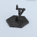 Action Base 5 [Black Color] Builder Parts Gundam 1/144 Model Display Stand