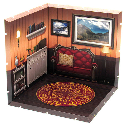 Dioramansion 150 Living Room Assemblable Background Panel