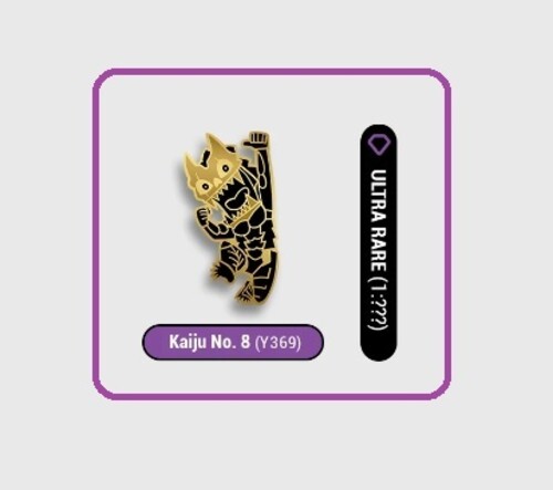 Kaiju No. 8 FiGPin Mystery Mini Pin Series 1 Blind Box