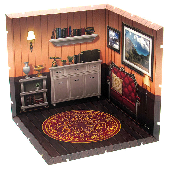 Dioramansion 150 Living Room Assemblable Background Panel