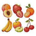 Diamond Art Club Mini Dazzles Fruits Diamond Painting Kit