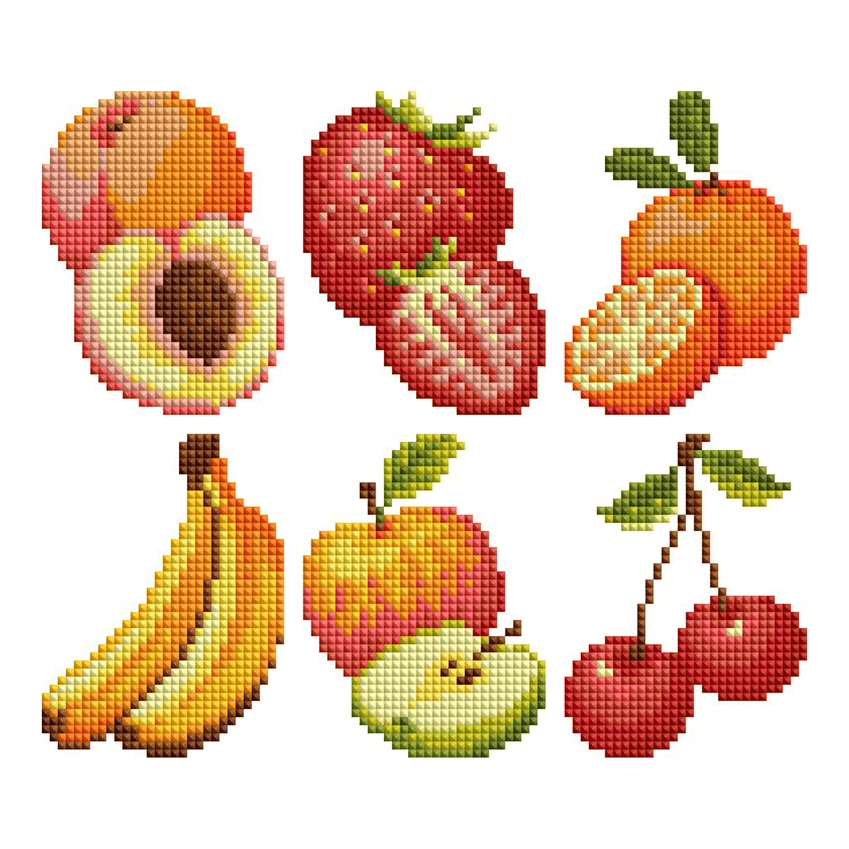 Diamond Art Club Mini Dazzles Fruits Diamond Painting Kit