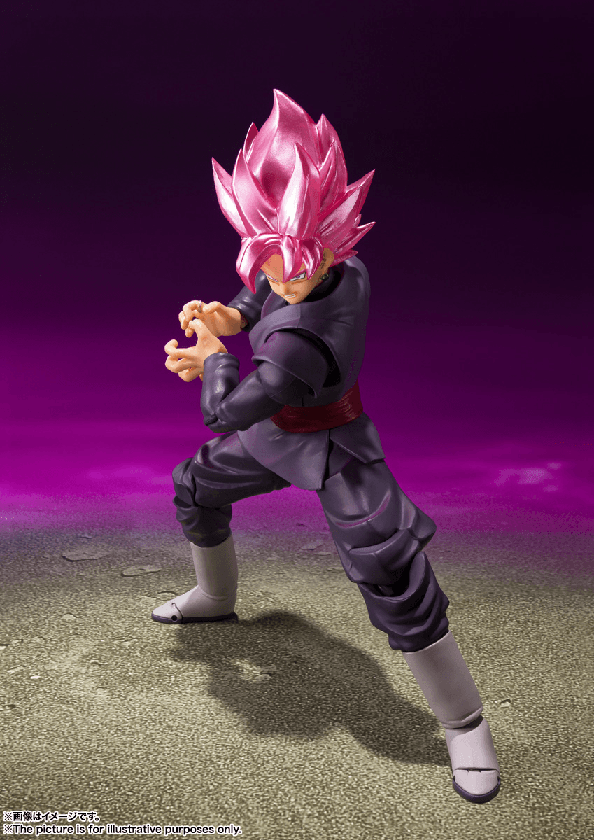 Dragon Ball Super Goku Black Super Saiyan Rose Tamashii Nations S.H. Figuarts Figure