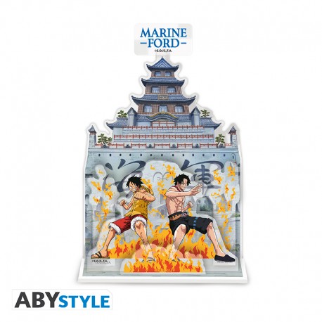 One Piece Marineford Acrylic Figure