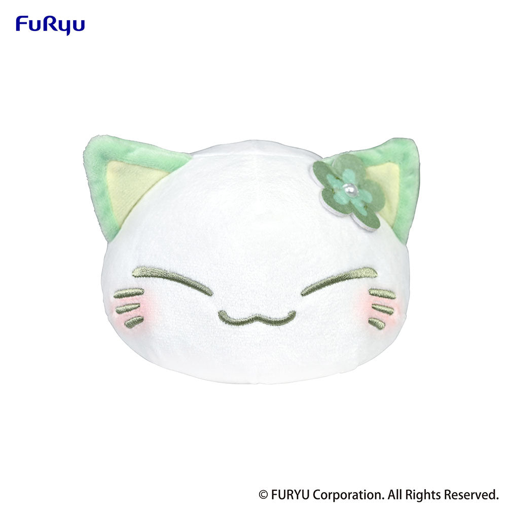 Nemuneko Cat [Green] Pastel Color Plush Toy
