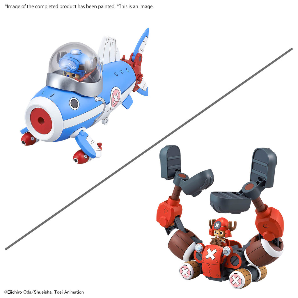 One Piece Chopper Robot 3&5 Submarine & Crane Model Kit
