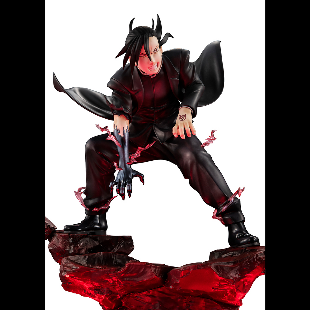 Fullmetal Alchemist Greed Ling Yao Precious G.E.M. Statue With LED Base Stand