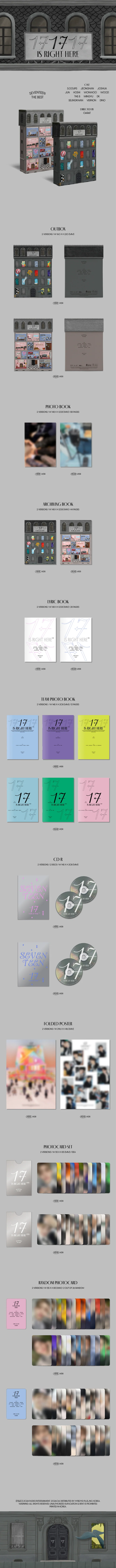 Seventeen [17 Is Right Here] The Best Album [Here Ver.] (KPop - Albums)