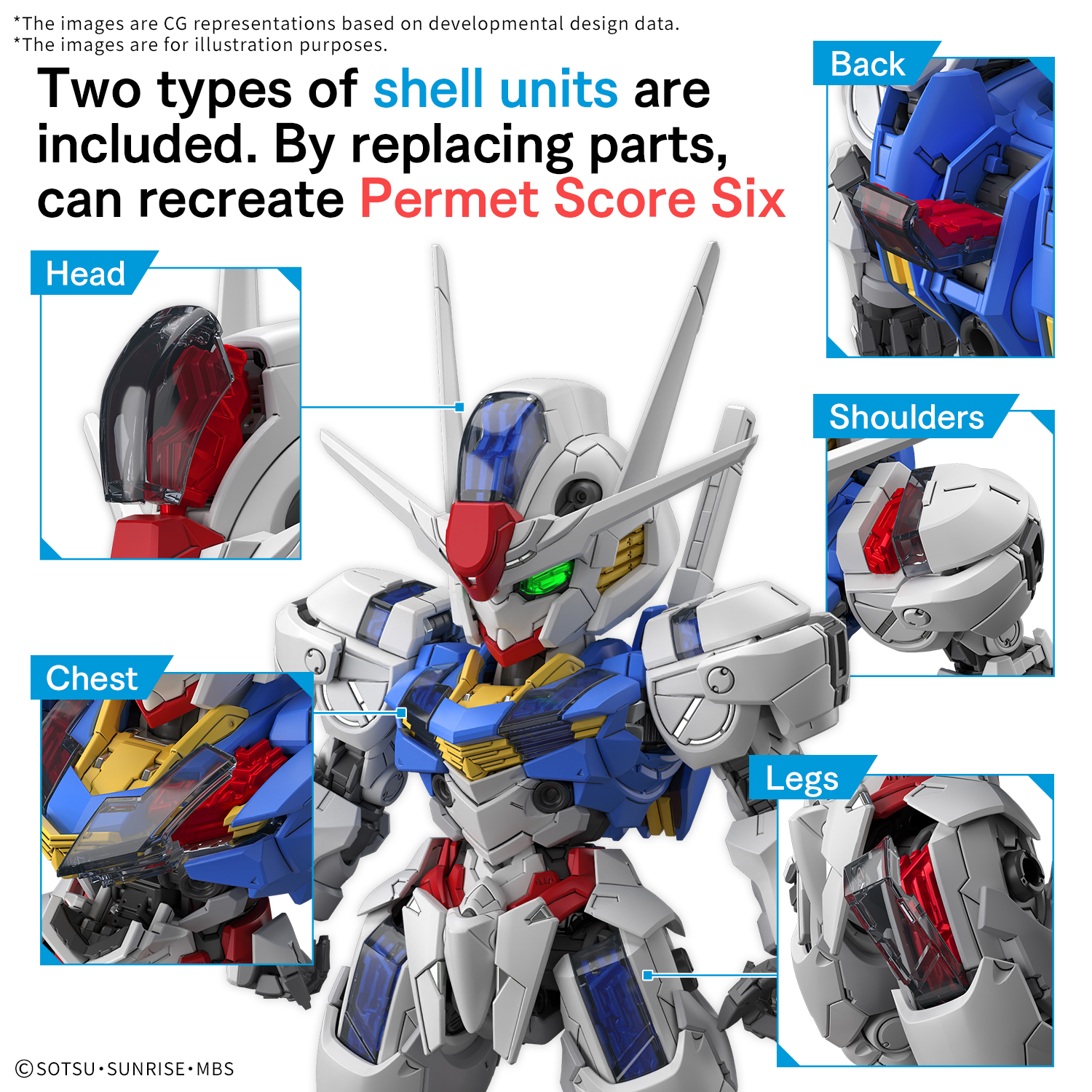 Mobile Suit Gundam Witch from Mercury Gundam Aerial MGSD