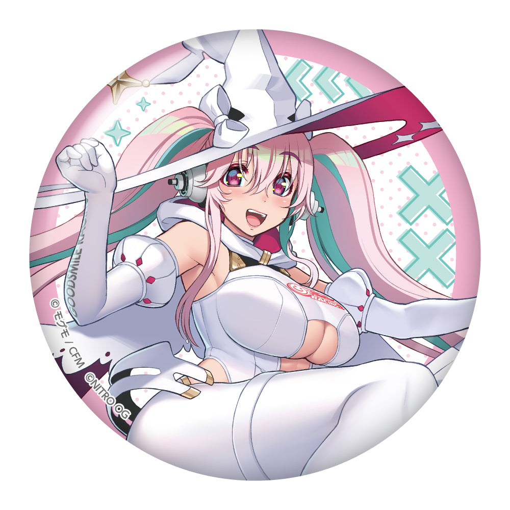 Hatsune Miku Racing Miku [2024 Ver.] x Super Sonico Large [Ver. B] Can Badge