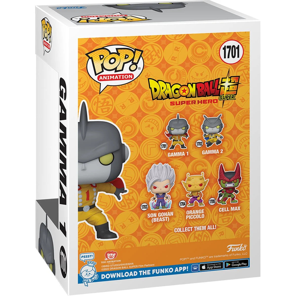 Dragon Ball Super: Super Hero Gamma 1 Funko Pop! #1701 Vinyl Figure