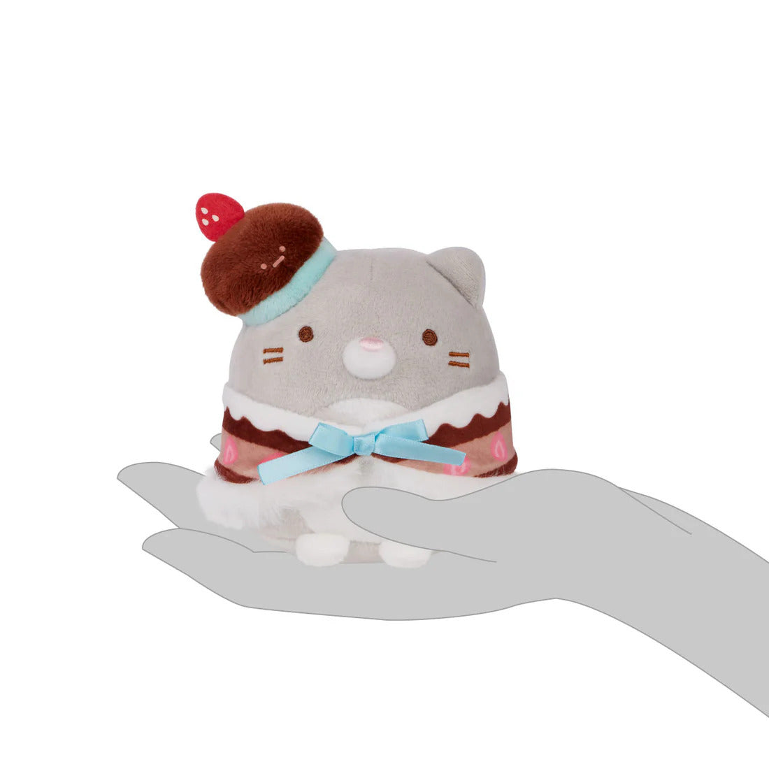 San-X Sumikko Gurashi Neko Sweet Grey Small 5" Plush