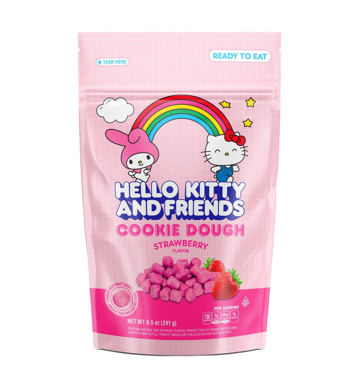 Hello Kitty and Friends Strawberry Cookie Dough 8.5oz Bag