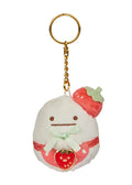 San-X Original Sumikkogurashi Obake [Strawberry Series] 3" Plush Keychain