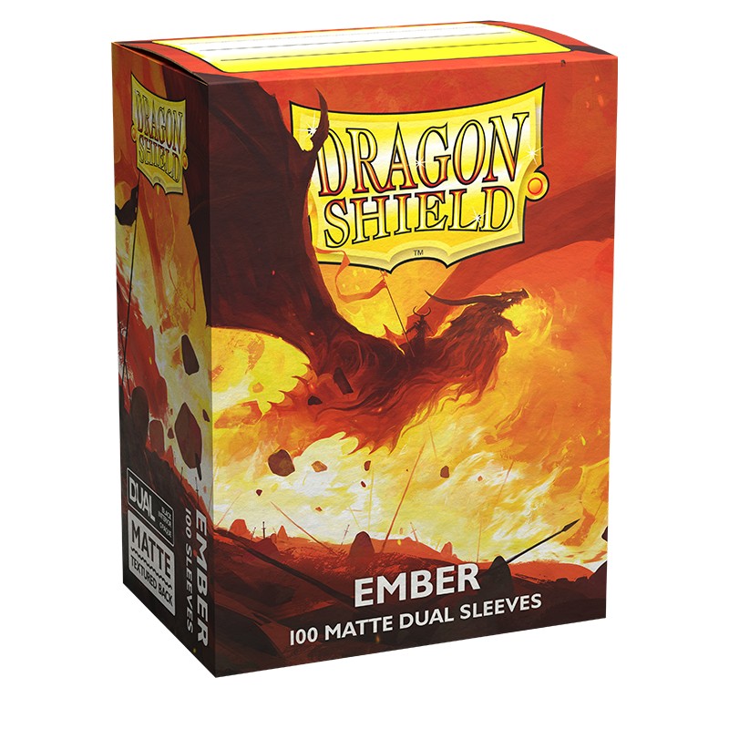 Dragon Shield Sleeves [Ember] Standard Matte Dual 100CT Sleeves