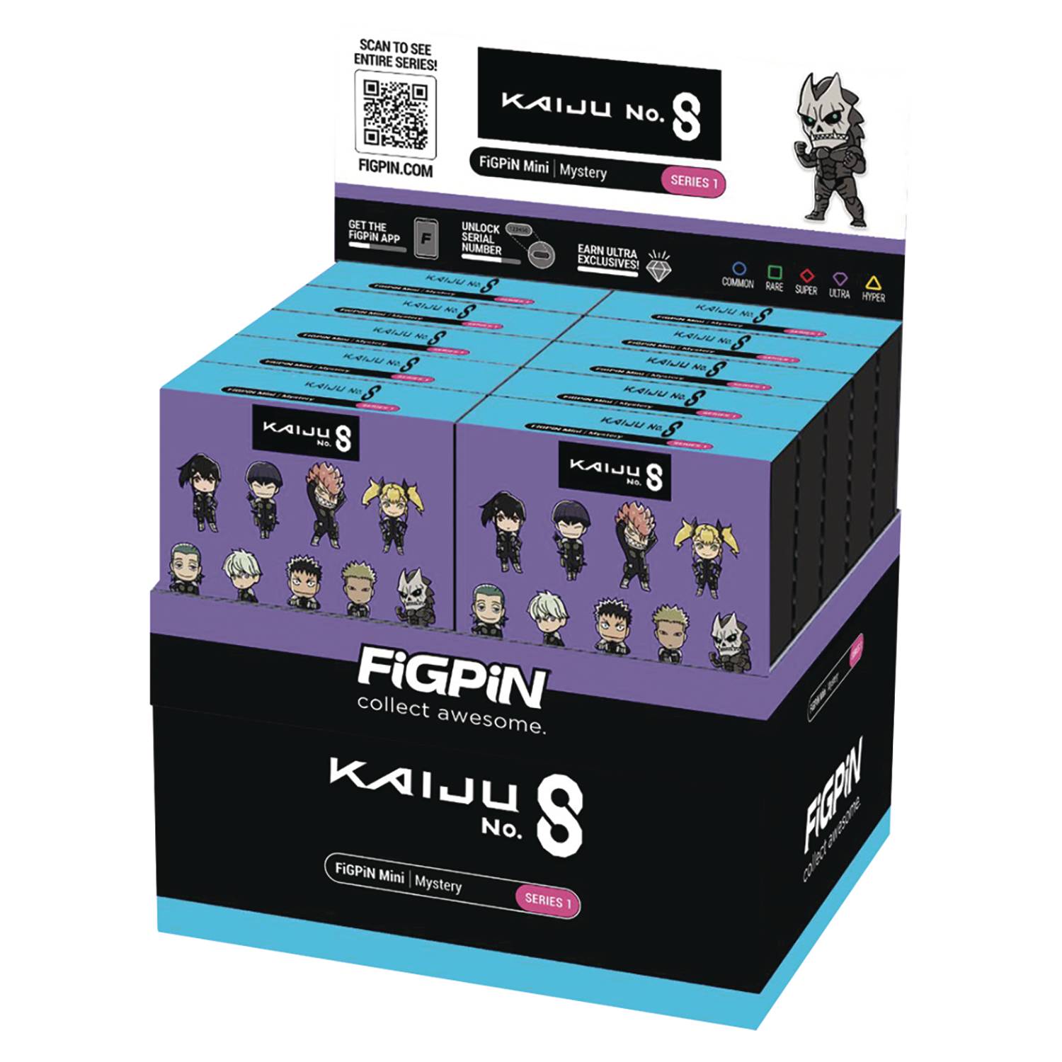 Kaiju No. 8 FiGPin Mystery Mini Pin Series 1 Blind Box