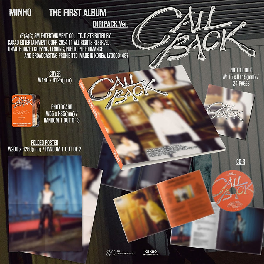 MINHO: [CALL BACK] 1st Full Album - Digital Version (1)
