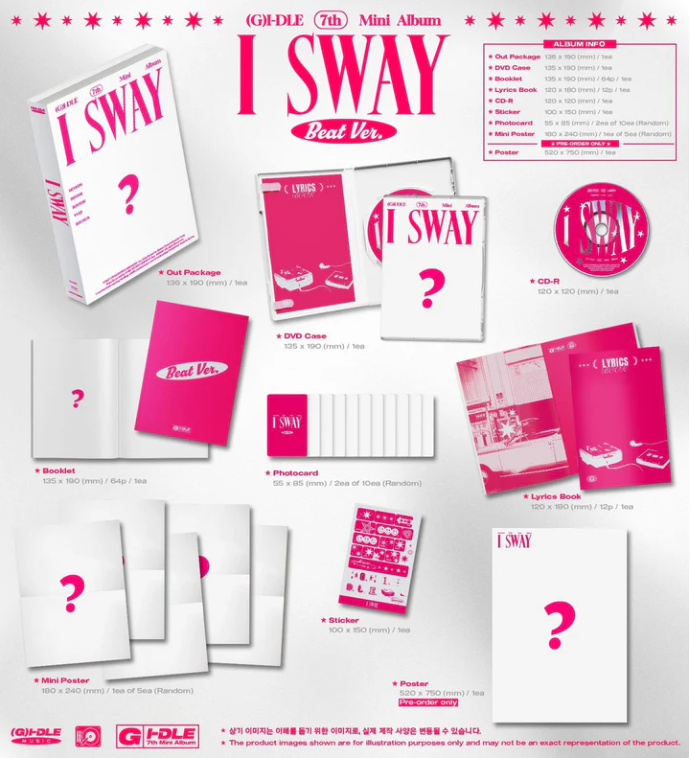 I-DLE: [I Sway] 7th Mini Album - Beat Version