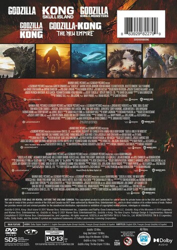 Godzilla / Kong Monsterverse 5-Film Collection [DVD]