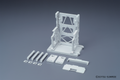Bandai Hobby Builders Parts System Base 001 White Model