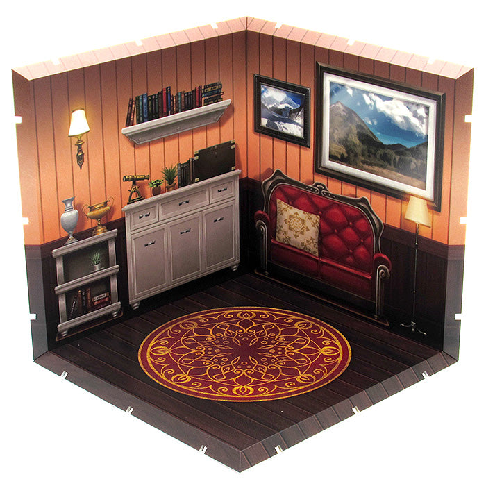 Dioramansion 150 Living Room Assemblable Background Panel