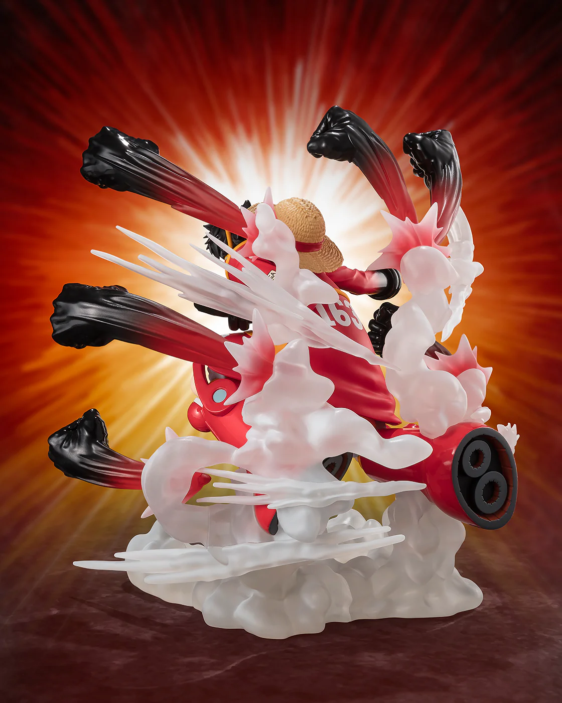One Piece Monkey D. Luffy Gum Gum Hawk Gatling Tamashii Nations FiguartsZERO Figure