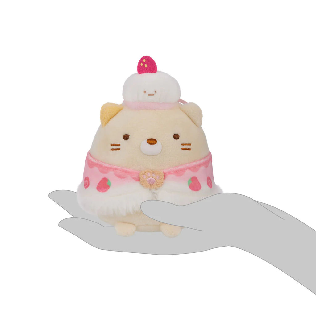 San-X Sumikko Gurashi Neko Sweet Calico Small 5" Plush