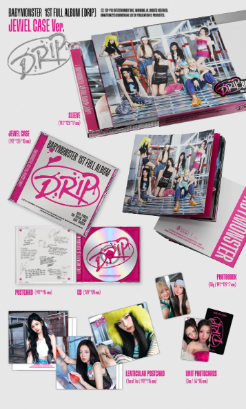 BABYMONSTER [DRIP] 1st Full Album Jewel Case Version
