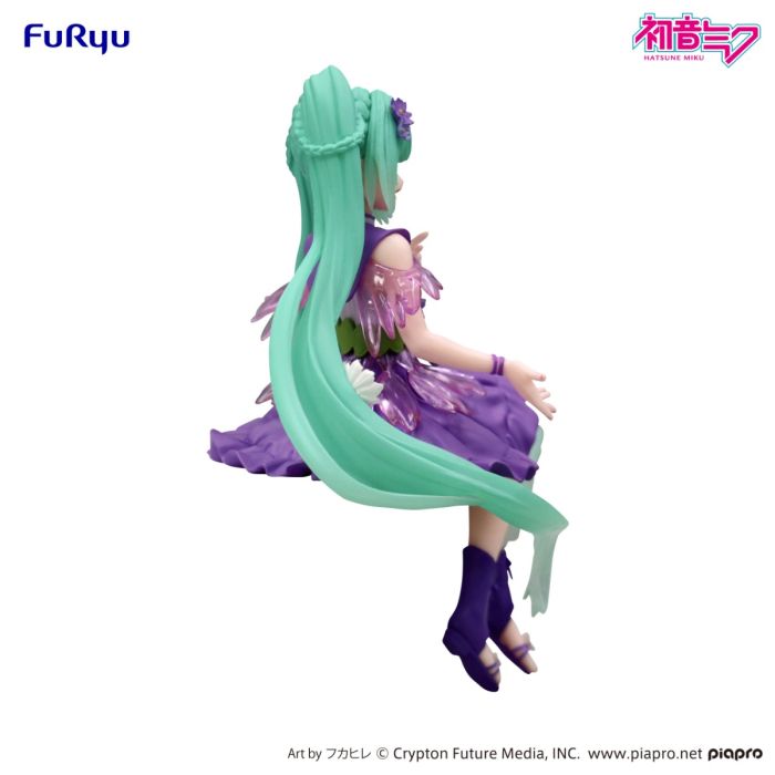 Hatsune Miku [Flower Fairy Cosmos Purple Color Ver.] Noodle Stopper Figure