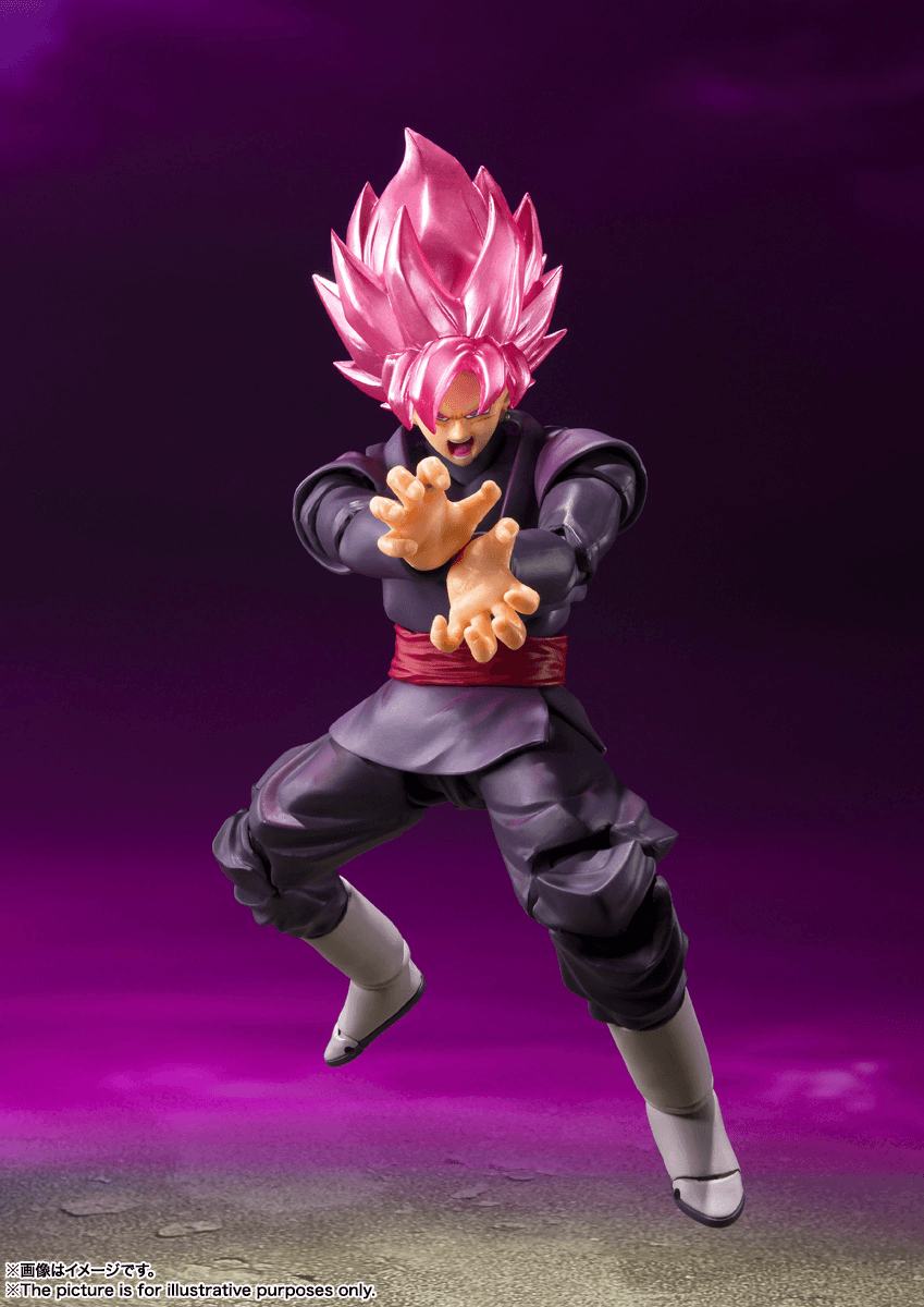Dragon Ball Super Goku Black Super Saiyan Rose Tamashii Nations S.H. Figuarts Figure